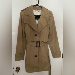 Banana Republic trench coat, size medium.